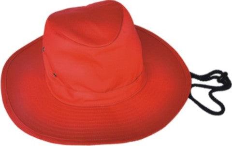 School Wide Brim Hat - Red