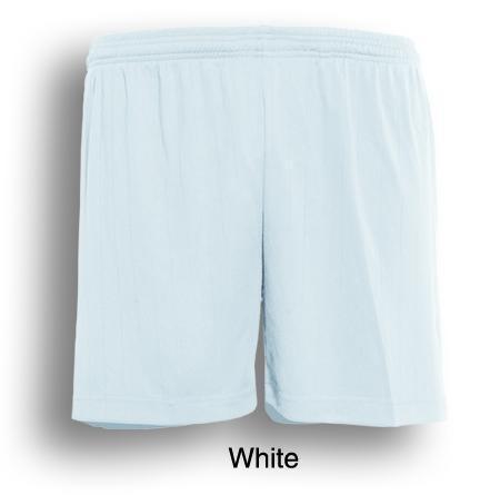 Kids white soccer shorts sale