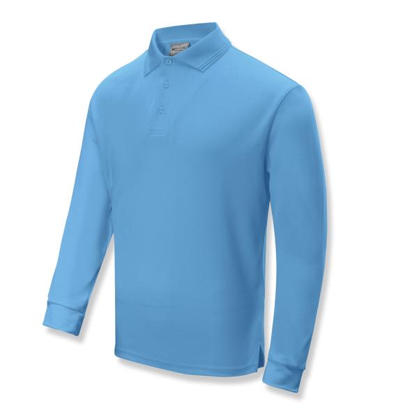 Mens Sun Smart Long Sleeve Polo