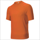 Mens Short Sleeve Rashie - Orange