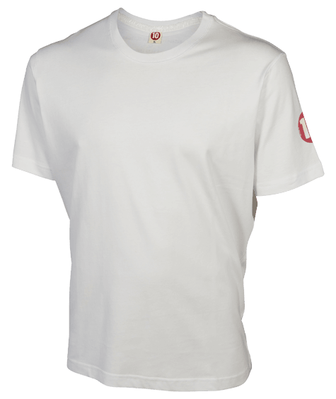 10 Yard Round Neck T-Shirt - White
