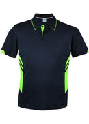 Tasman Polo - Black/Green - sportscrazy.com.au