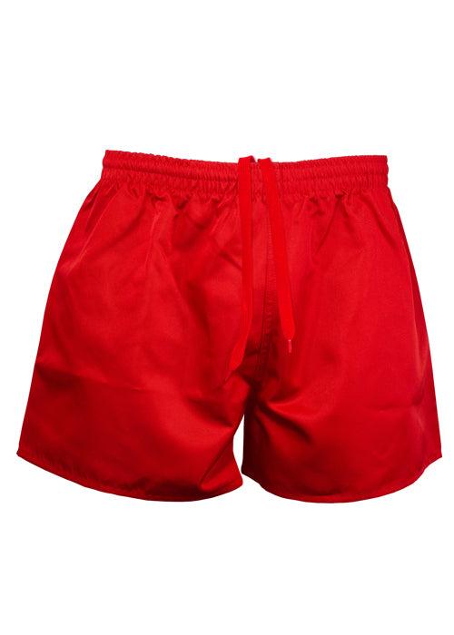 Kids Rugby Shorts - Red
