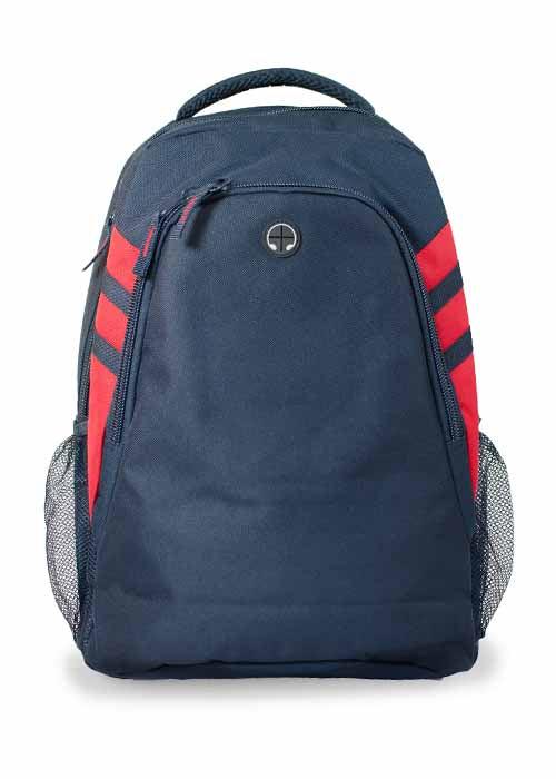 Tasman Backpack - Navy/Red