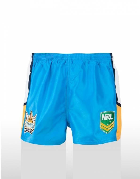 Gold Coast Titans Kids Away Shorts - sportscrazy.com.au