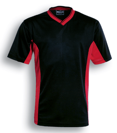 Adults Soccer Jersey - Black/Red - sportscrazy.com.au
