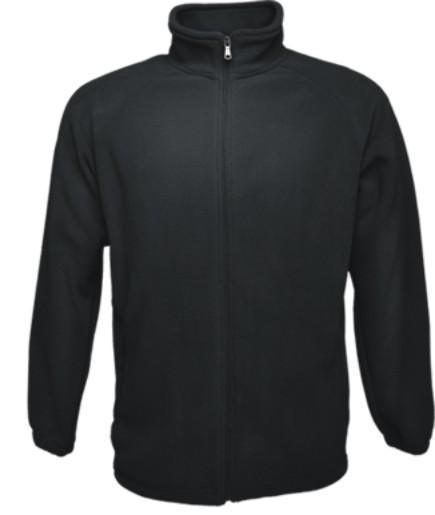 Kids Full Zip Polar Fleece Jacket - Black - sportscrazy.com.au