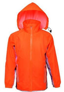 Kids Reflective Wet Weather Jkt - Orange - sportscrazy.com.au