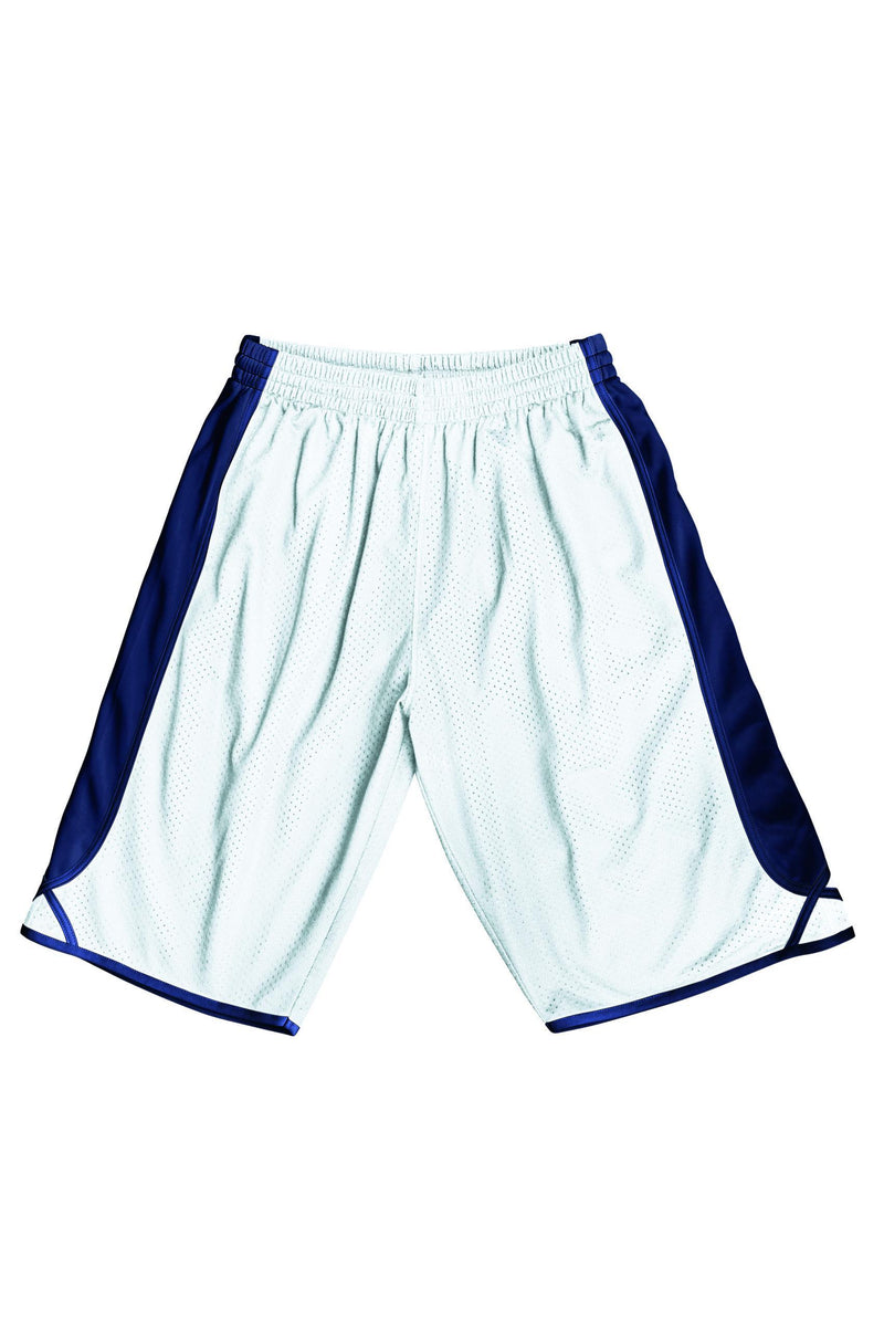 Basketball Shorts - White/Navy - sportscrazy.com.au