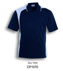 Asymmetrical Golf Polo - Navy/White - sportscrazy.com.au