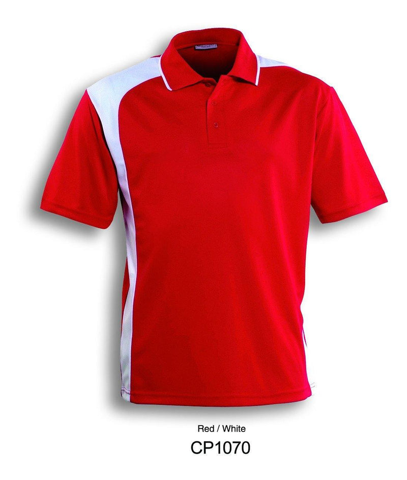 Asymmetrical Golf Polo - Red/White - sportscrazy.com.au
