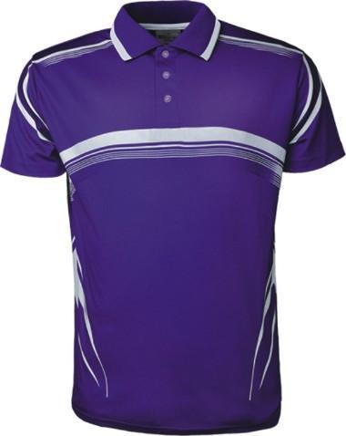Sublimated Golf Polo - Purple/White - sportscrazy.com.au