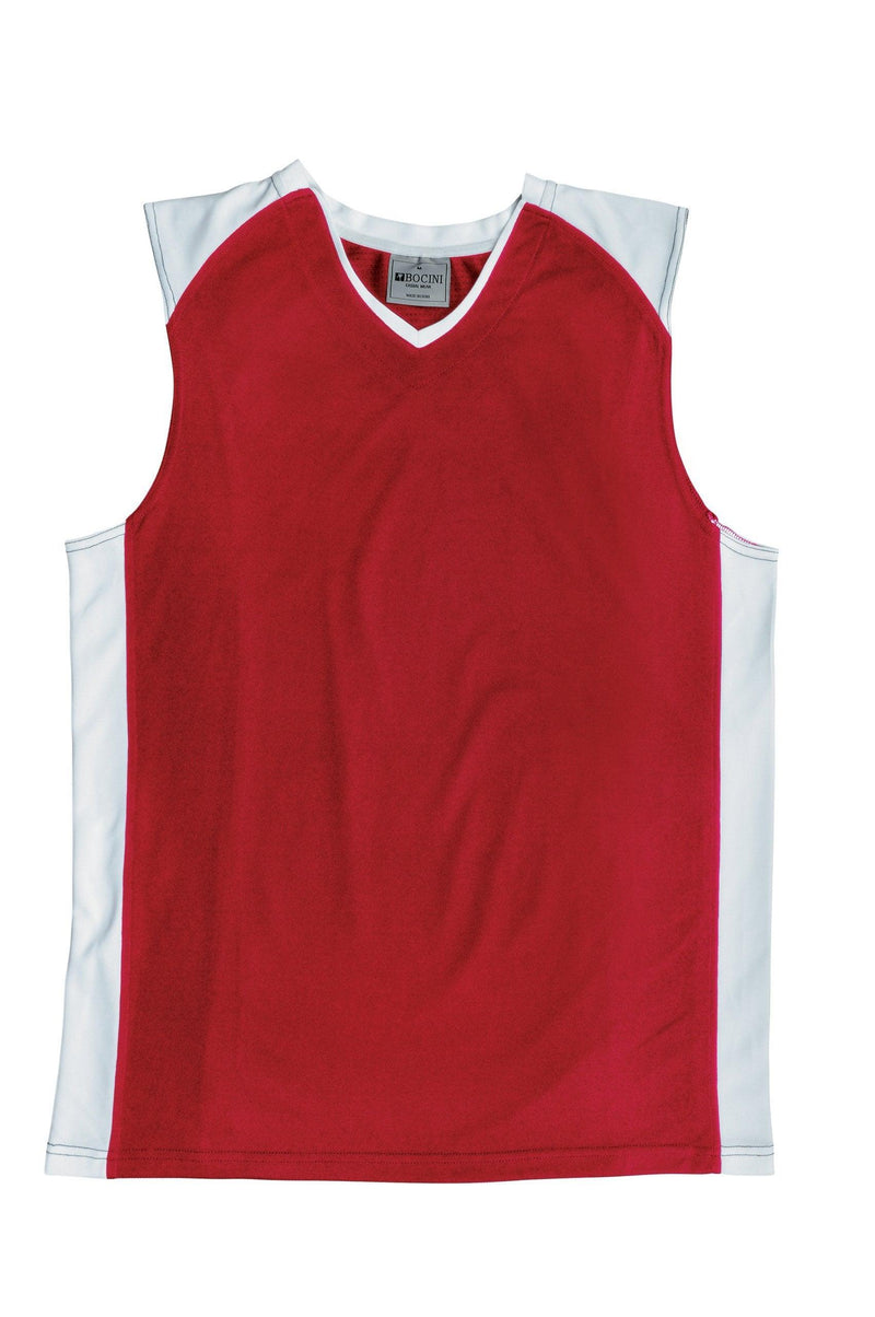 Basketball Singlet - Red/White - sportscrazy.com.au
