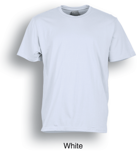 Adults Cotton Tee Shirt - White