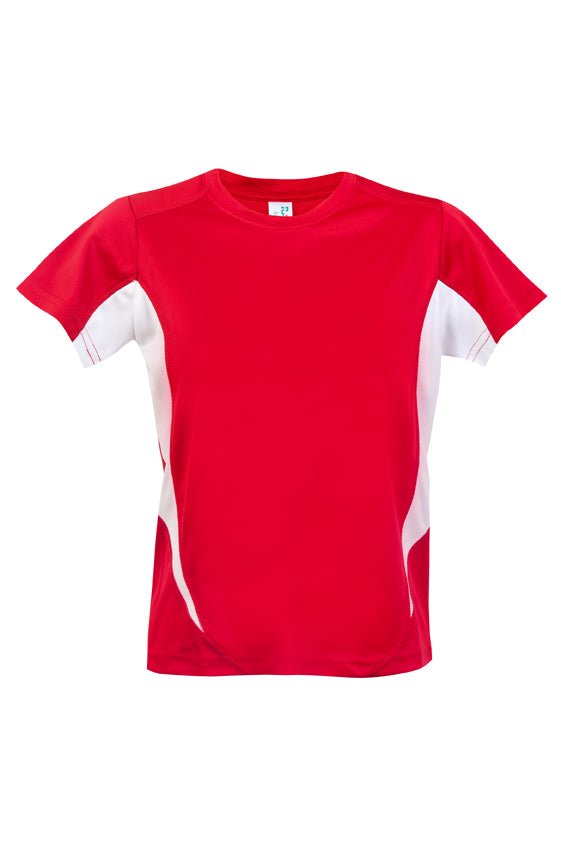 Kids Accelerator Training T-Shirt - Red/White