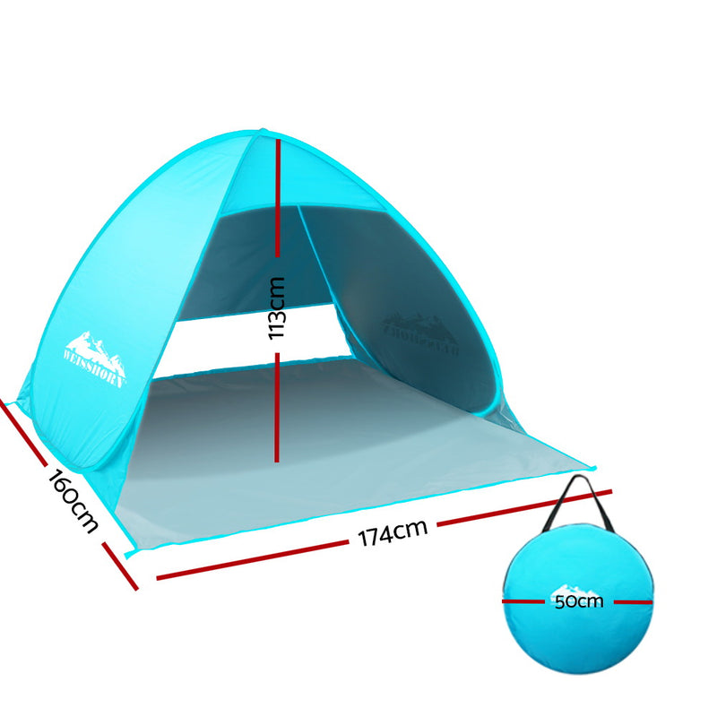 Weisshorn Pop Up Beach Tent 3 Person