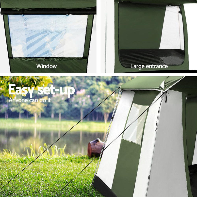 Weisshorn 6 Person Family Hiking Dome Tent - sportscrazy.com.au