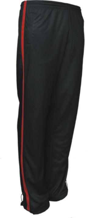 Kids Elite Sports Track Pants - Black/Red - sportscrazy.com.au