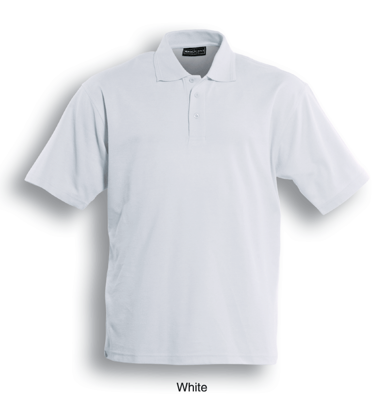 Huon Cotton Jersey Polo - White