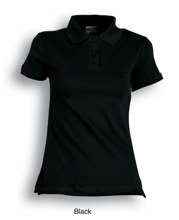 Ladies Casual Fitted Polo - Black