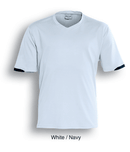 Adults Breezeway Soccer Jersey - White/Navy - sportscrazy.com.au