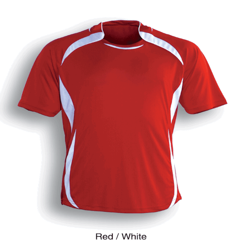 Adult Sports Soccer Jersey - Red/White - sportscrazy.com.au
