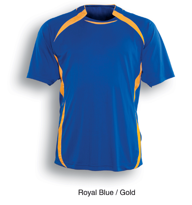 Adult Sports Soccer Jersey - Royal Blue/Gold - sportscrazy.com.au