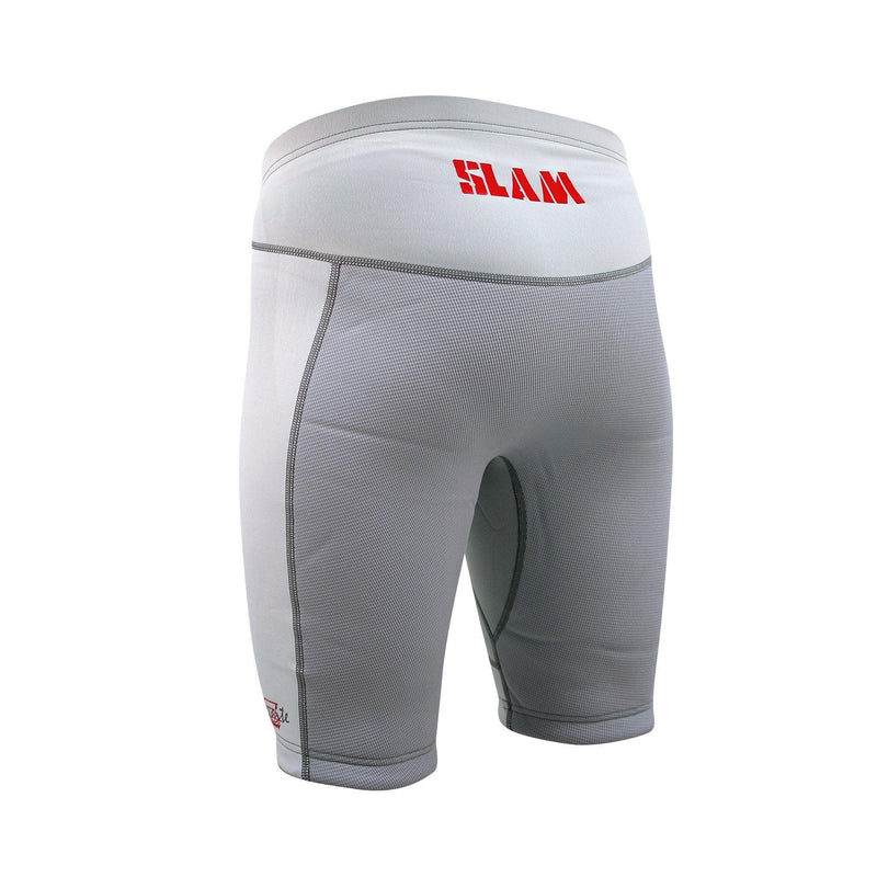 Slam Wetsuit Sailing Shorts - Grey/White - sportscrazy.com.au