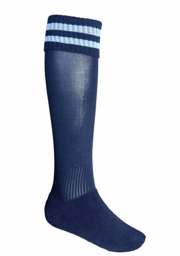 Team Sport Socks - Navy/Sky