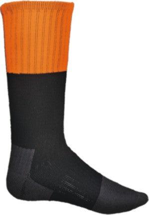 Hi-Viz Work Socks - Fluro Orange - sportscrazy.com.au