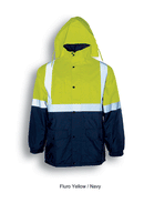 Hi-Viz Jacket w/Reflective Tape - Yellow/Blue